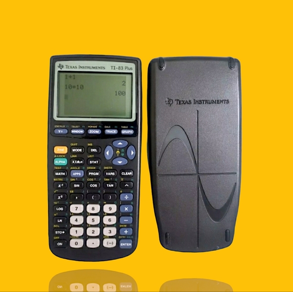 Texas Instrument TI-83 Plus w/cover - Picture 3 of 7